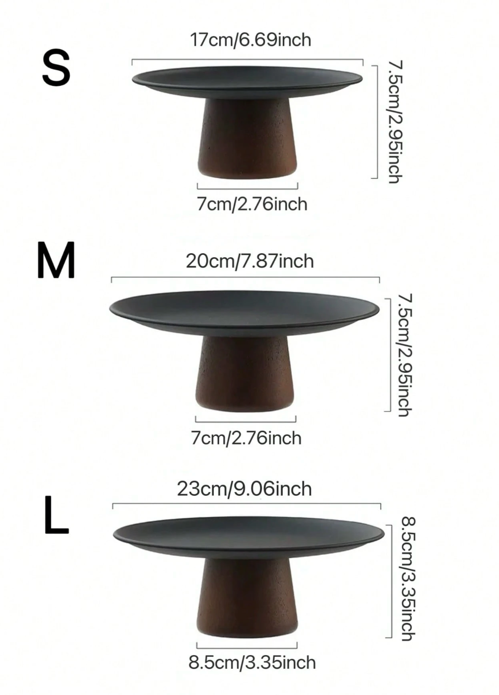 Rustic Elegance Cake Stand (3 PCS)